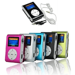 Trade Shop Traesio-mini Lettore Mp3 Player Clip Usb Con Display Lcd Supporta 32gb Micro Sd Fm Radio -