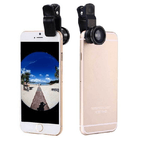 Trade Shop Traesio-set Obbiettivi Smartphone Fotocamera Smartphone Fisheye Macro Photo Wx018 -