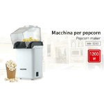 Trade Shop Traesio-macchina Per Pop Corn Elettrica 1200w Popcorn Senza Olio Feste Party Bambini -