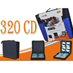 Linq-borsa Porta Cd 320 Posti Raccoglitore Custodie Cd Dvd Valigetta A Cerniera Cd320p -