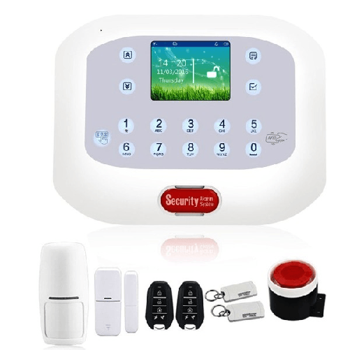 Trade Shop Traesio-kit Antifurto Casa Allarme Touch Screen Combinatore Gsm Pstn Wireless App 50a -