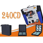 Linq-borsa Porta Cd 240 Posti Raccoglitore Per Cd Dvd Valigetta Chiusura Zip Dj Cd240p -