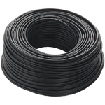 Trade Shop Traesio-cavo Nero 100 Metri Isolato Unipolare 1 X 1,5 M2 Antifiamma Materiale Elettrico -