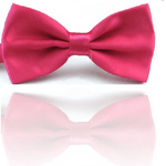 Trade Shop Traesio-papillon Seta Fucsia Rosa Cravattino Farfallino Cravatta Frack Uomo Donna -