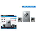 Maxtech-casse Audio Altoparlanti Speaker Con Filo Per Pc Computer Notebook 20w Ca-ss008 -