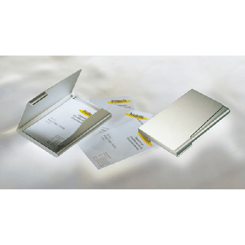 DURABLE-Porta-biglietti-da-visita-Business-Card-Box---9x55-cm---alluminio---Durable