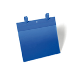 DURABLE Buste identificative - con fascette di aggancio - A4 orizzontale - blu - Durable - conf. 50 pezzi