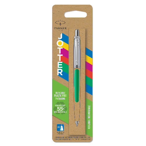 PARKER-Penna-sfera-Jotter-Original---punta-M---fusto-verde---Parker