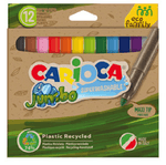 CARIOCA-Pennarelli-Jumbo-Eco-Family---lavabili---colori-assortiti---Carioca---scatola-12-pezzi