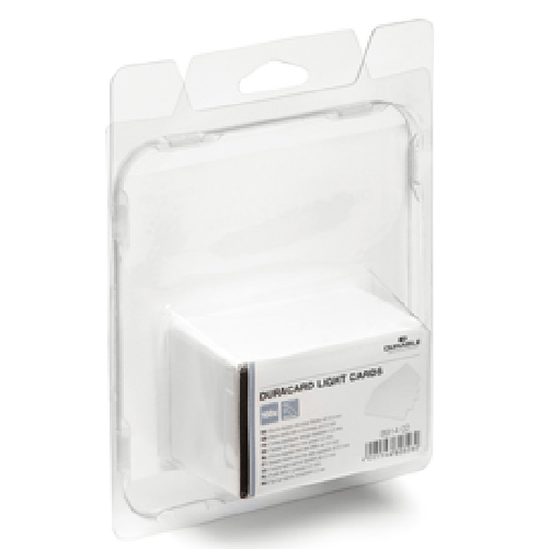 DURABLE 100 TESSERE BIANCHE 0,5mm x Duracard ID300 DURABLE