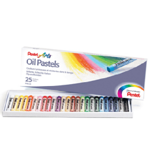 Pentel 0100525 pastello Pastello a olio Multicolore 25 pz