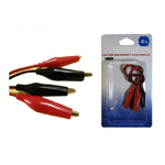 Wisdom-kit 4 Pezzi Cavi Test Con Morsetti Clip A Coccodrillo Per Batteria 47 Cm Xc-1344 -