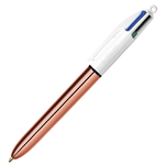 BIC-Penna-a-sfera-a-scatto-4-colori-Rose---10-mm---Bic----scatola-12-pezzi