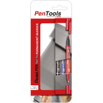 Pentel PenTools Confezione da 3 pennarelli permanenti industriali Pentel Pen Twin Tip - Doppia punta - Extra fine 06 mm