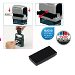 TRODAT Blister da 3 tamponi 6/4913 nero Trodat