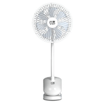 Ventilatore Clip Portatile Muvip 5W Diametro 15cm - 4 Velocità - Angolo Regolabile fino a 360º - Autonomia fino a 9h - Colore Bianco