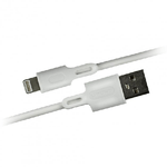 CROWN CAVO USB LIGHTNING DATI E RICARICA 1MT 2A BIANCO CMCU-003L