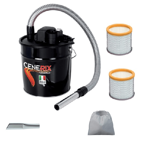 Ribitech-aspiracenere Ribitech Cenerix 1200w 18 Lt Bidone Cenere Stufe Pellet Camino -