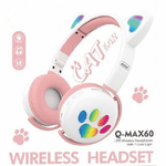 Andowl-cuffie Led Wireless Con Orecchie Da Gatto Con 7 Colori Di Luce Bluetooth Q-max60 -