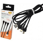 Linq-cavo Usb Di Ricarica Dati 3 In 1 Micro Usb + 2 Type-c Tipo C Linq Tpc-9718 -