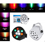 Trade Shop Traesio-faretto Proiettore Effetto Luce Dmx 512 Flat Par Light Rgbw 12 Led 30w -