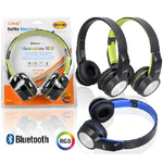 Linq-cuffie Bluetooth Con Illuminazione Rgb Funzione Radio Fm Wireless 10 Mt R5230 -