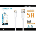 Maxtech-cavo Micro Usb 5a Ricarica Rapida Cavetto Dati Per Smartphone 1mt Maxtech F-s027 -