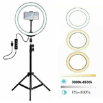 Trade Shop Traesio-anello Luminoso Studio Fotografico Selfie Ring Light Tiktok Youtube Treppiedi -