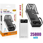 Linq-powerbank Batteria Esterna A Ricarica Super Veloce 25800mah 22.5w Con Luce Tt26002 -