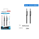 Maxtech-cavo Audio Stereo 5 Mt Doppio Jack Aux 3,5mm Prolunga Per Smartphone Aux2-mm03 -