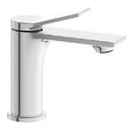 Cleafe-rubinetto Miscelatore Monocomando Cromato Per Lavabo Lavandino Moderno Sky87108 -