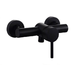 Cleafe-rubinetto Bagno Moderno Nero Opaco Miscelatore Orientabile Cabina Doccia 87394 -