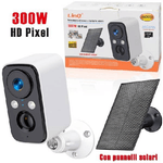 Linq-telecamera Wireless Ricaricabile Solare 300w Hd Pixels Ahd5023 Sicurezza Esterno -