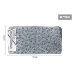 Kaela-tappeto Antiscivolo Rettangolare Bagno Vasca Doccia Loto Grigio 36 X 70 Cm 87900 -