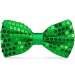 Trade Shop Traesio-papillon Paillettes Verde Teatro Paillette Raso Cravattino Farfallino Cravatta -