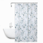 Cleafe-tenda Doccia Antimuffa Impermeabile 180x200cm Con Anelli Bagno Fiori Foglie 87062 -