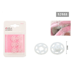 Kaela-set 6 Paia Di Bottoni Automatici A Pressione In Plastica ø20mm Per Cucito 52988 -