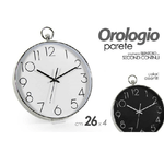 Kaela-orologio 26x4cm Parete Movimento Silenzioso Colori Ass. Tondo In Plastica 798061 -