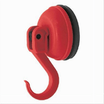 Cleafe-gancio Appendino Attacco A Ventosa Rosso In Pvc Abs Accessori Bagno Mobili 69928 -