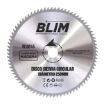 Disco da taglio per legno Blim per sega 250 mm - 36 denti con rivestimento in carburo di tungsteno