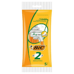 Bic Sensitive 2 Confezione da 5 Rasoi Monouso a 2 Lame