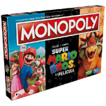 Gioco da tavolo Monopoly Super Mario Bros. The Movie - Tema Compra/Vendi/Videogiochi - Da 2 a 6 Giocatori - Da 8 Anni -