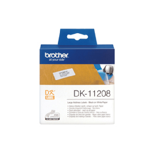 BROTHER-Brother---Rotolo-400-Etichette-38-x-90-mm---Nero-Bianco---DK-11208