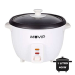 Cuociriso Muvip - Capacit  1 Litro - Potenza 400W - Sistema di Cottura e Riscaldamento - Contenitore Interno Antiaderent