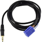 Trade Shop Traesio-cavo Aux Per Auto Fiat 500 Evo Alfa Lancia Autoradio Mini Iso Jack Maschio 3.5mm -