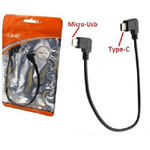 Linq-cavo Adattatore Da Micro Usb Maschio A Type-c Maschio Angolare Cellulare Kl-9238 -