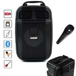 Andowl-altoparlante Bluetooth Wireless Microfono Supporto Cellulare Karaoke Led Q-l024 -