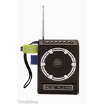 Trade Shop Traesio-cassa Speacker Portatile Con Radio Fm Porta Usb Lettore Scheda Sd Uscita Aux Mp3 -