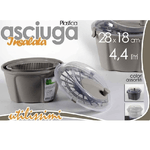 Kaela-centrifuga Per Verdura Asciuga Insalata 28x18 Cm 4,4 Lt Colori Assortiti 681455 -