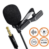 Linq-microfono Lavalier Con Clip Colletto Bavero 360° Smartphone Jack Da 3,5mm M7779 -